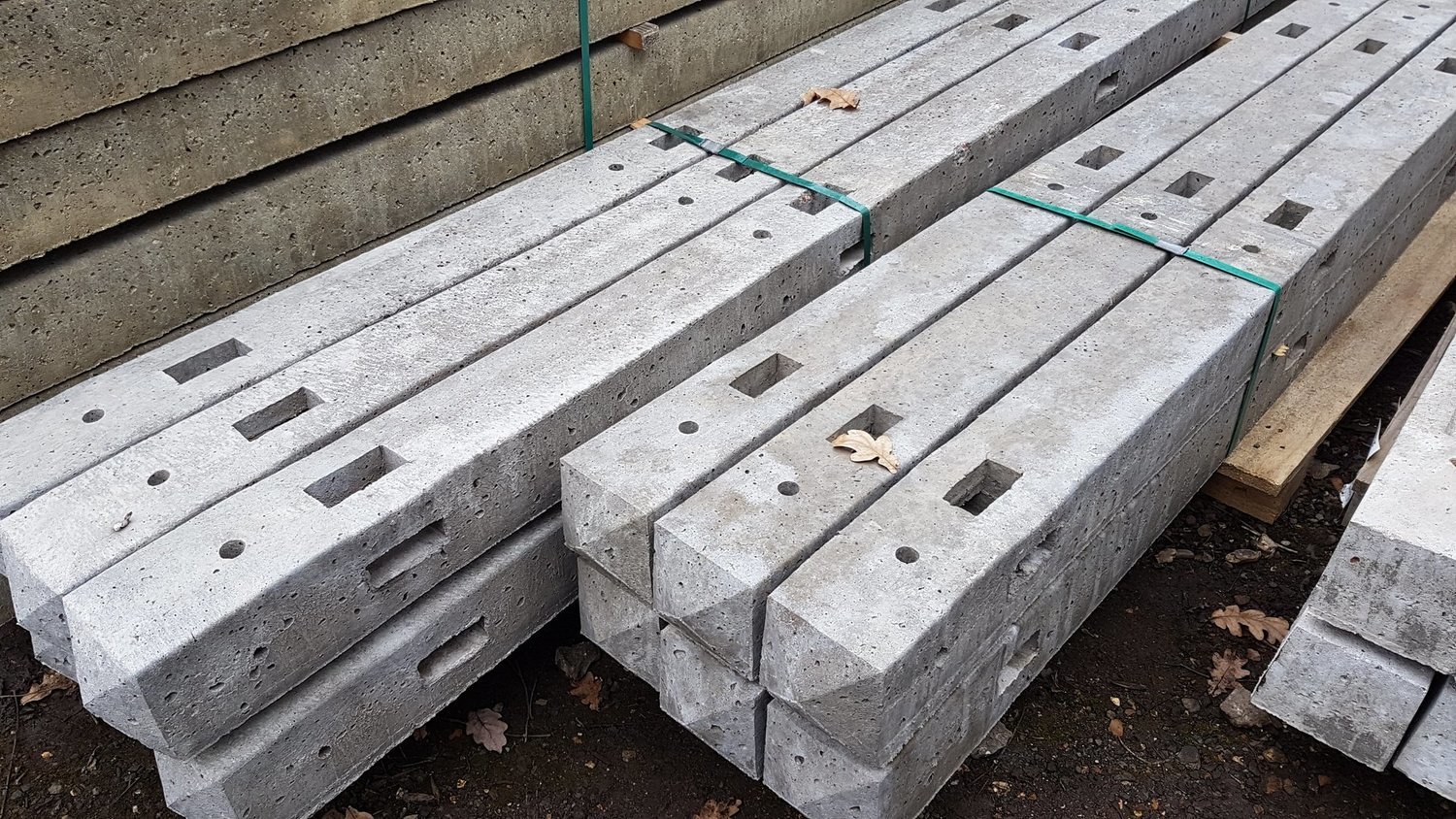 Concrete Mortised Corner Posts 100mm x 100mm