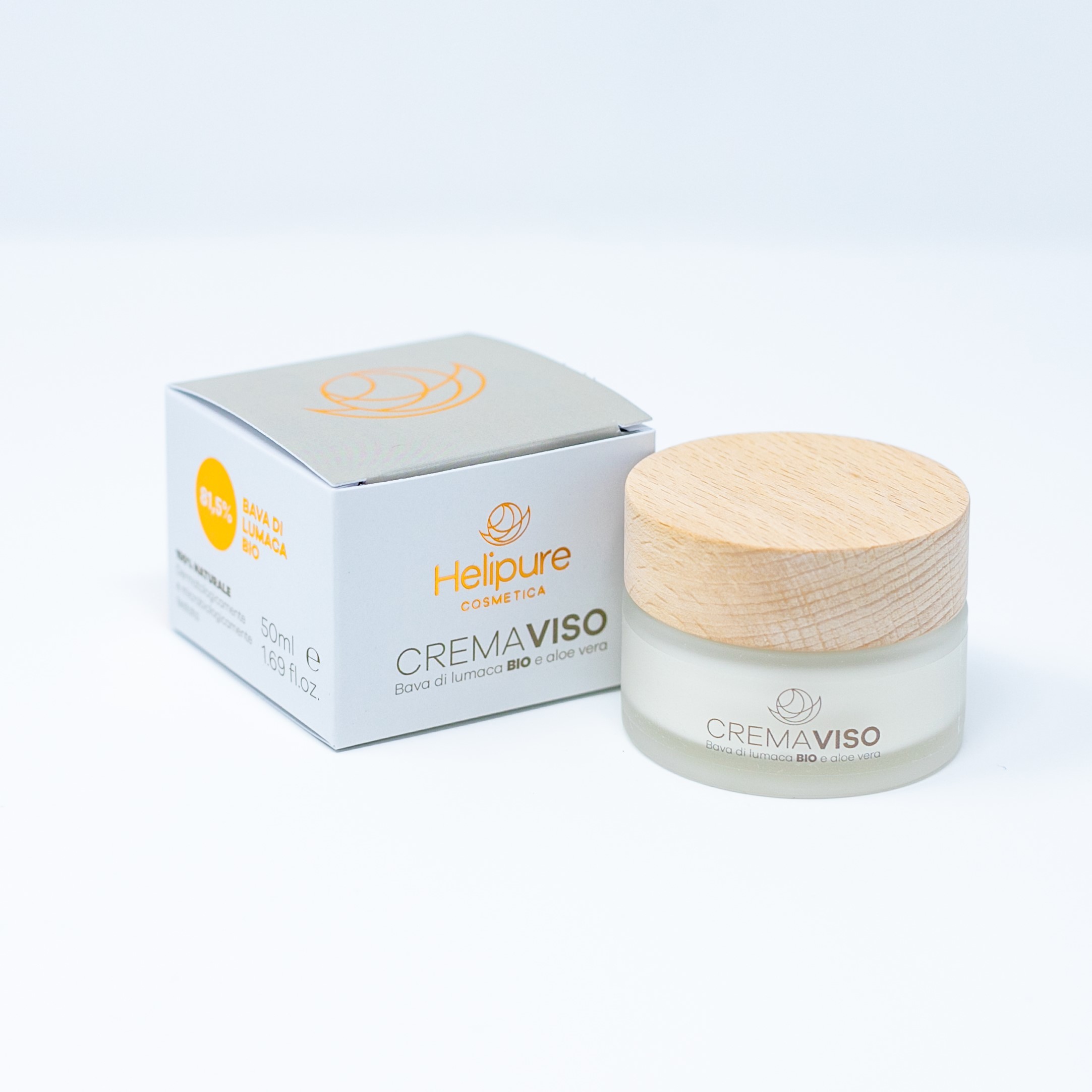 Crema Viso alla Bava di Lumaca 81,5% e Aloe Vera CRV