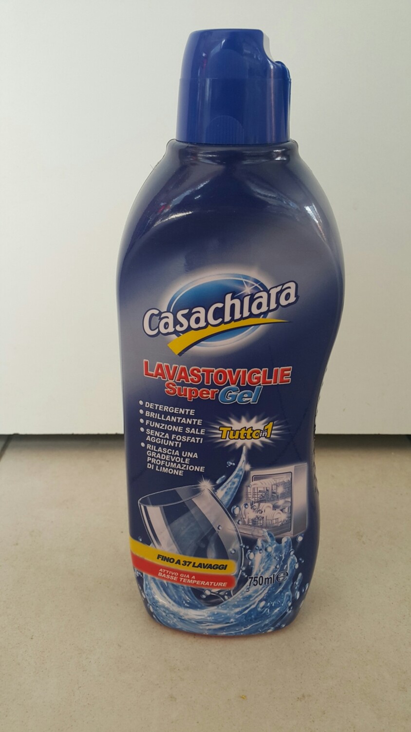 Гел за съдомиялна CASACHIARA, всичко в едно, 750 мл Гел за съдомиялна CASACHIARA, всичко в едно, 750 мл
