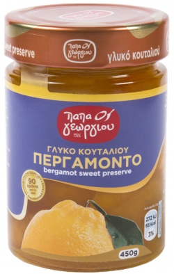 Гръцко сладко от бергамот, 450 гр. Гръцко сладко от бергамот, 450 гр.
