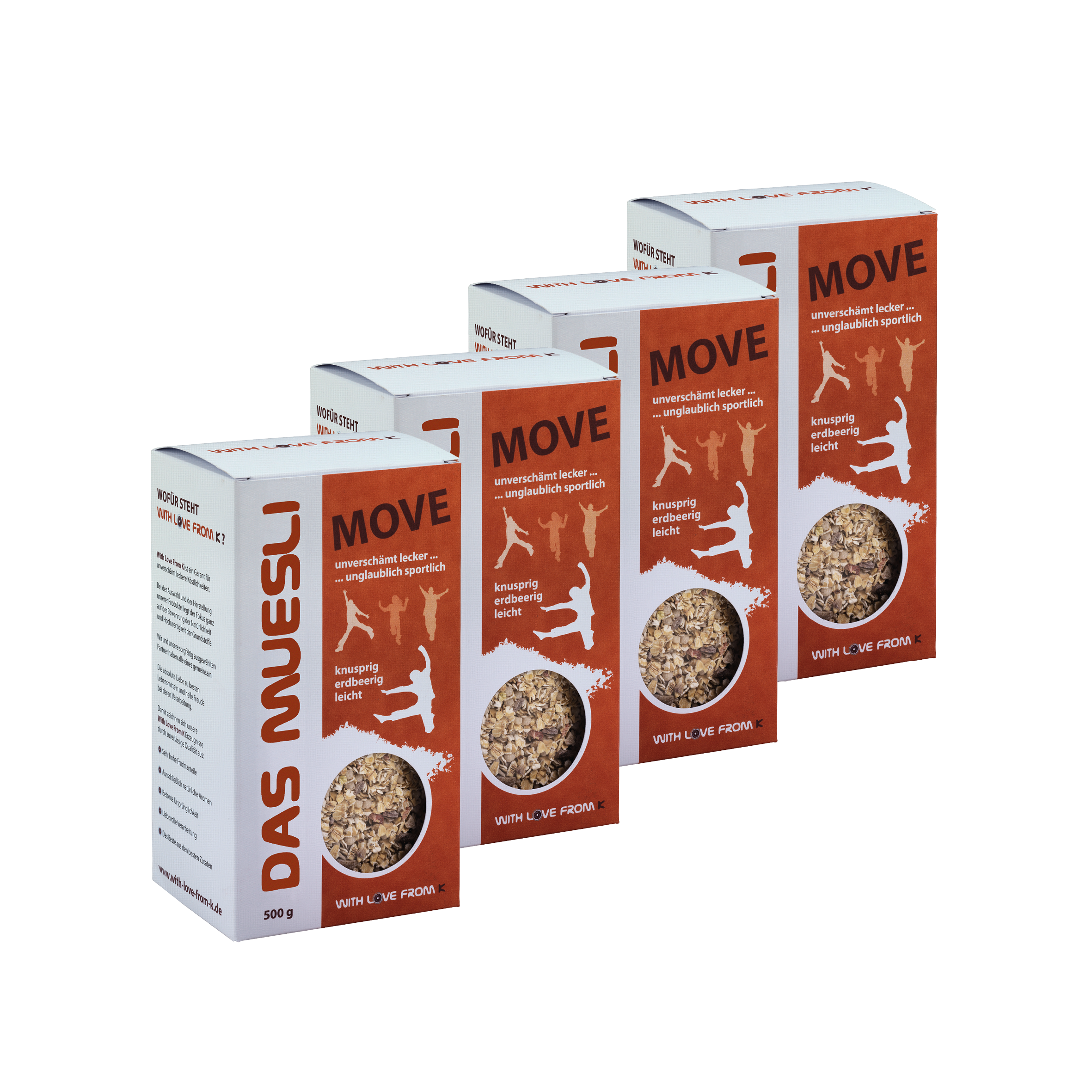 Das Müslipaket "Move" - 4 Packungen á 6.00€ 00014