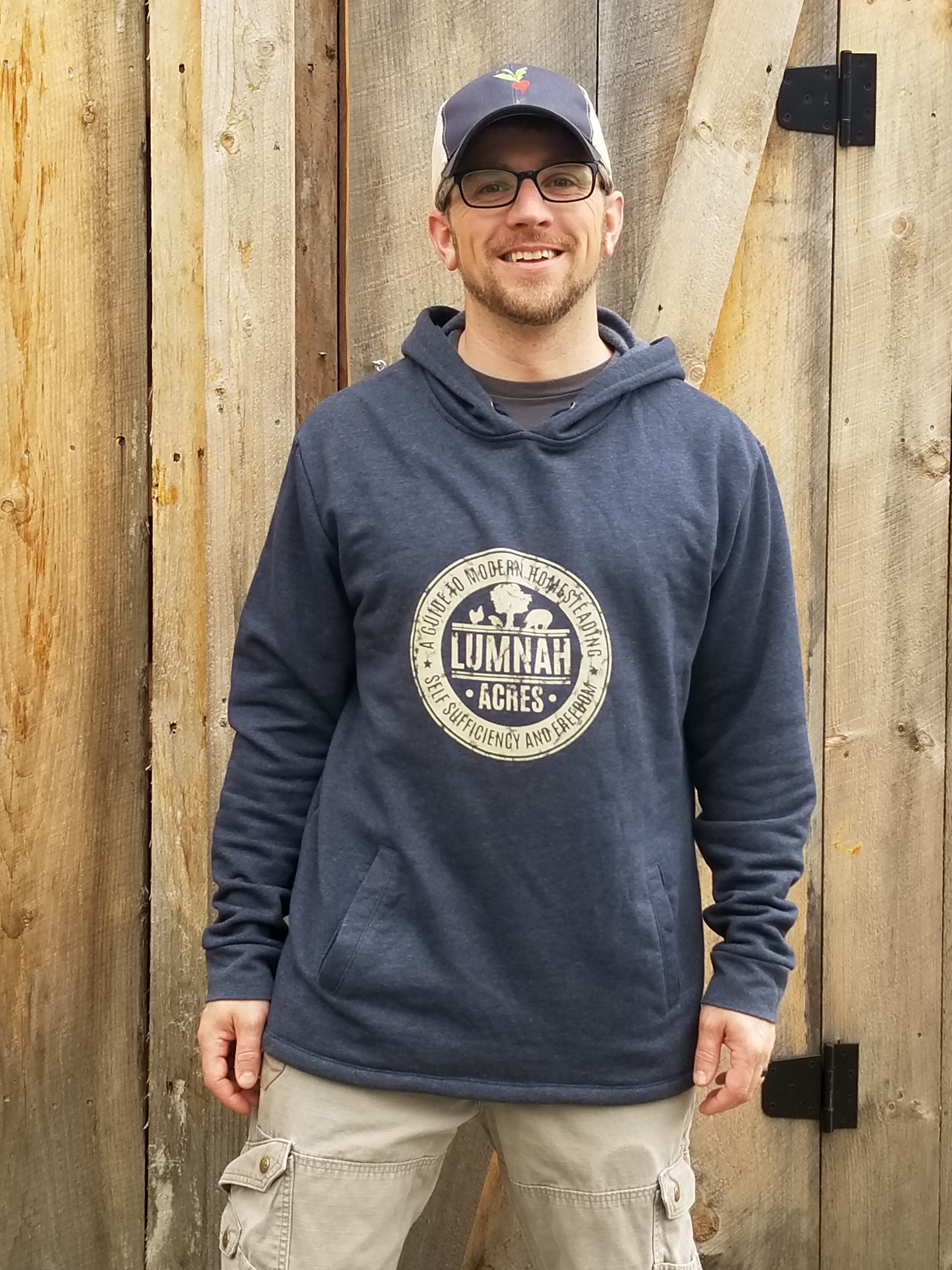 Lumnah Acres Unisex Hooded SweatShirt Blue 09