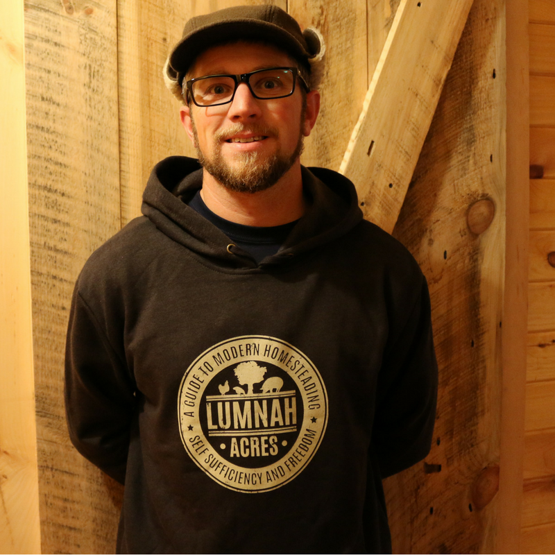 Lumnah Acres Unisex Hooded Sweat Shirt Heather Black 07