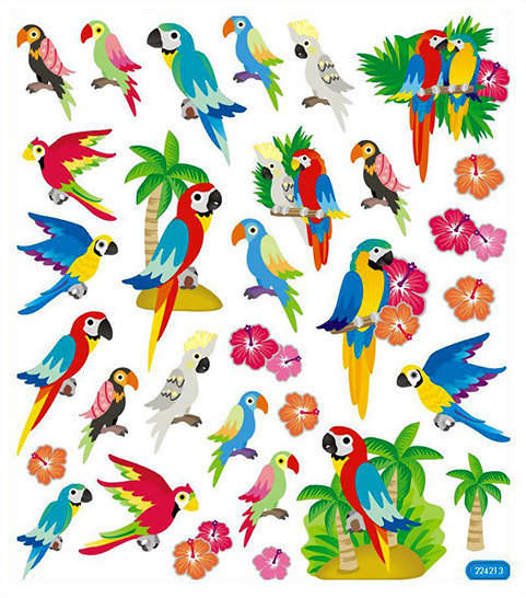 Parrot Stickers 00008