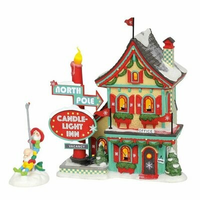 Department 56 North Pole Village Cocoa Chocolate Works Lit House 805545