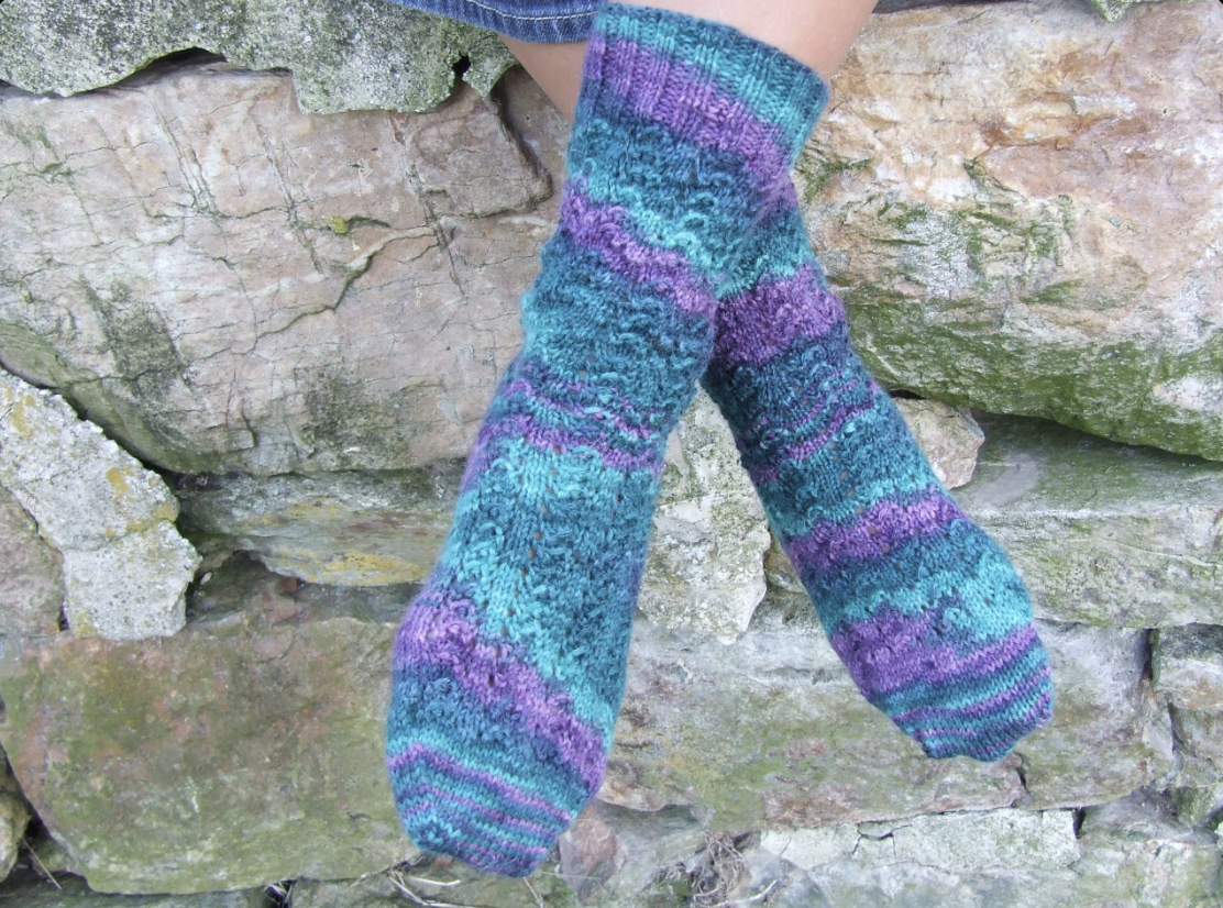 Purl Lace Socks Pattern Purl Lace Socks Pattern