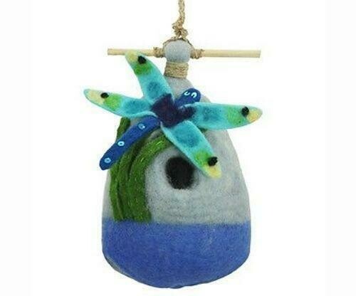 Felt Birdhouse - Big Dragonfly Felt Birdhouse - Big Dragonfly
