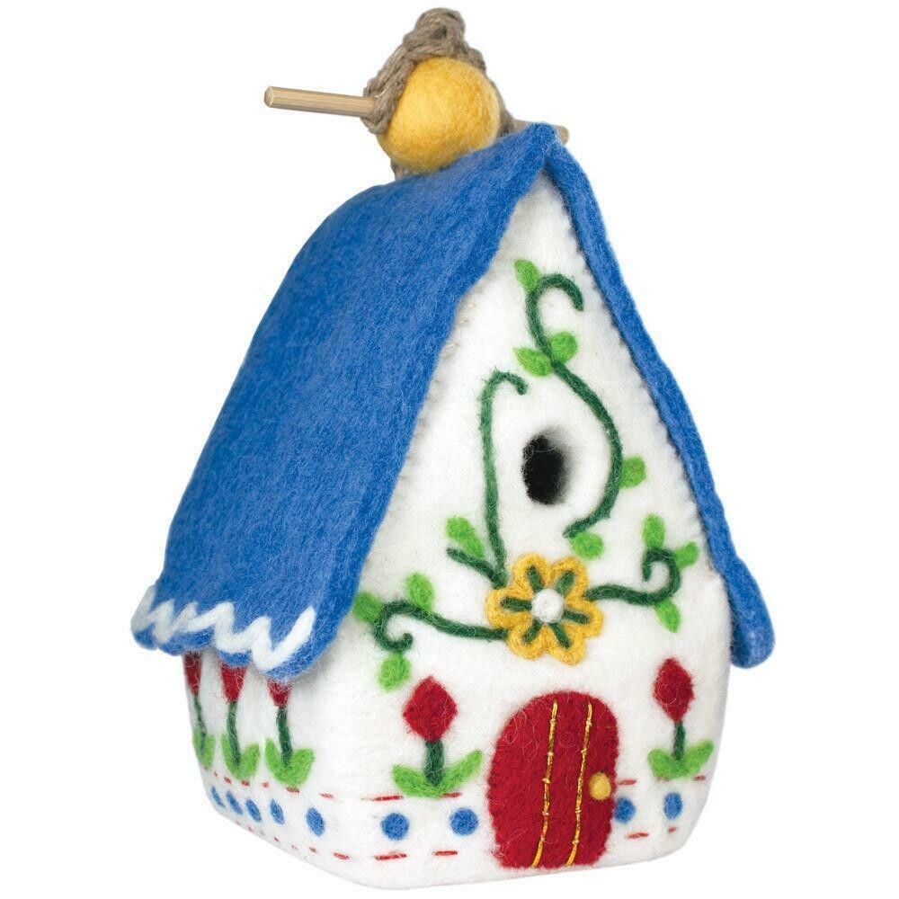 Felt Birdhouse - Heidi Chalet Felt Birdhouse - Heidi Chalet