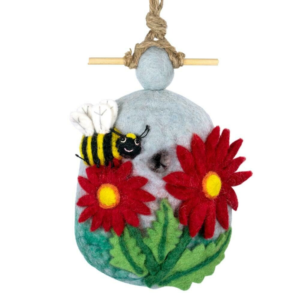 Felt Birdhouse - Bumblebee Felt Birdhouse - Bumblebee