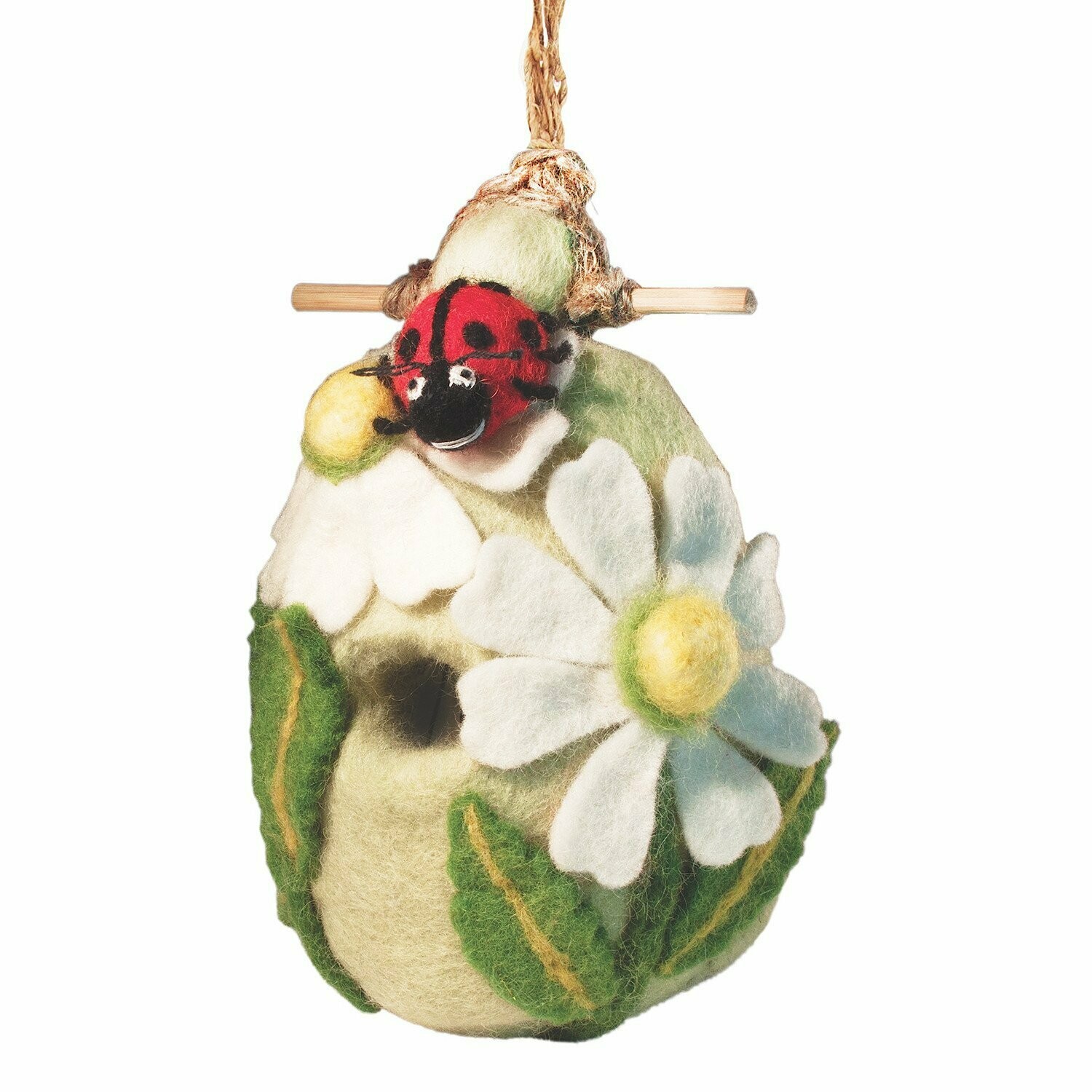 Felt Birdhouse - Lady Bug Felt Birdhouse - Lady Bug