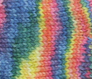Alpaca and Superwash Wool Sock Yarn - Tye Dye
