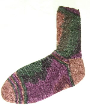 Alpaca and Superwash Wool Sock Yarn - Grapevine