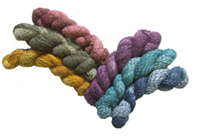 Hand-Dyed Swizzle Alpaca Yarn - Rose