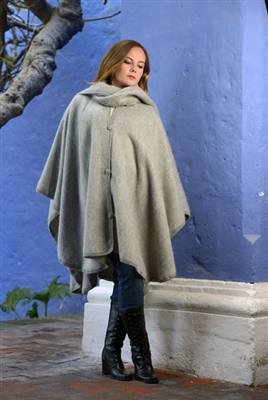 Lined Alpaca Cape 17679