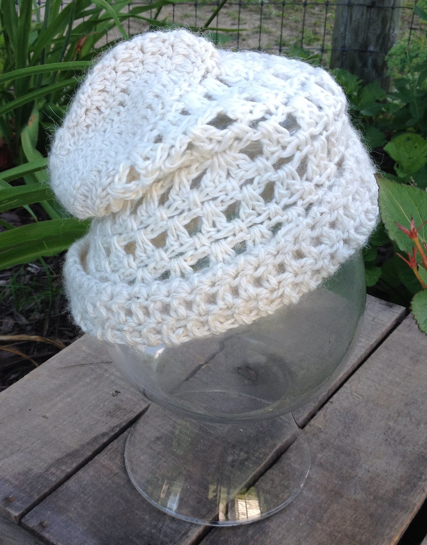 White Alpaca Hat