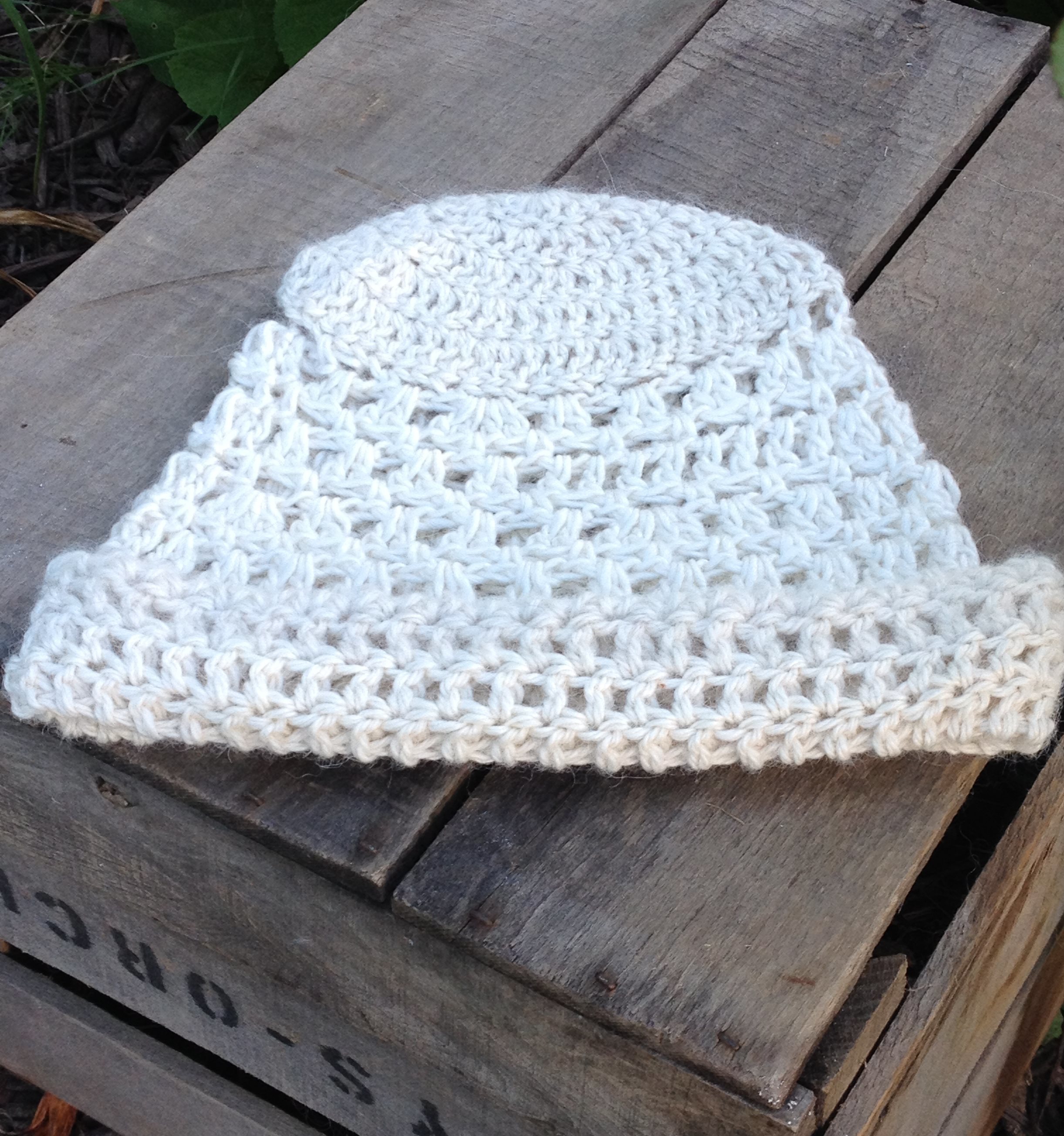 White Alpaca Hat