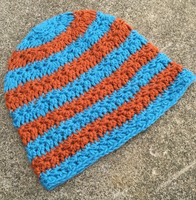 Star Striped Alpaca Hat