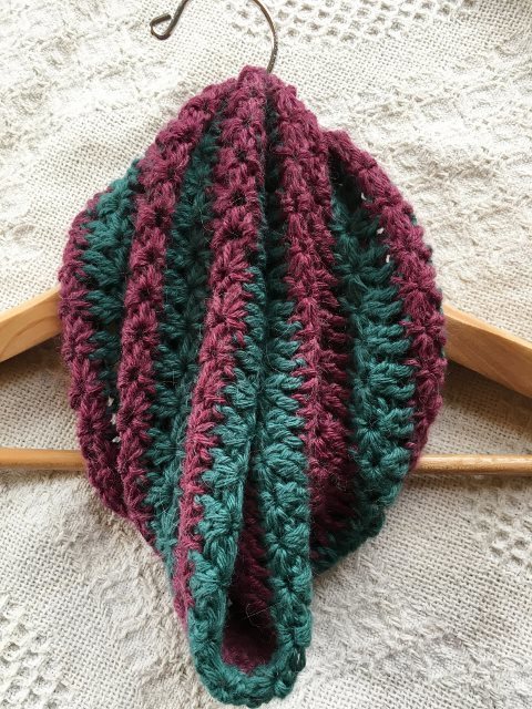 Star Striped Alpaca Cowl - Made to Order 17888