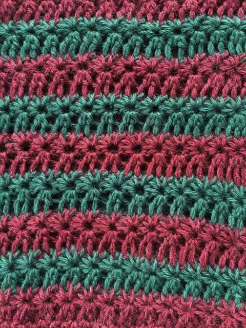 Star Striped Alpaca Cowl - Made to Order