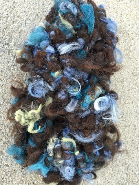Alpaca Art Yarn - Lily, Ivy, Indigo, Dark Brown