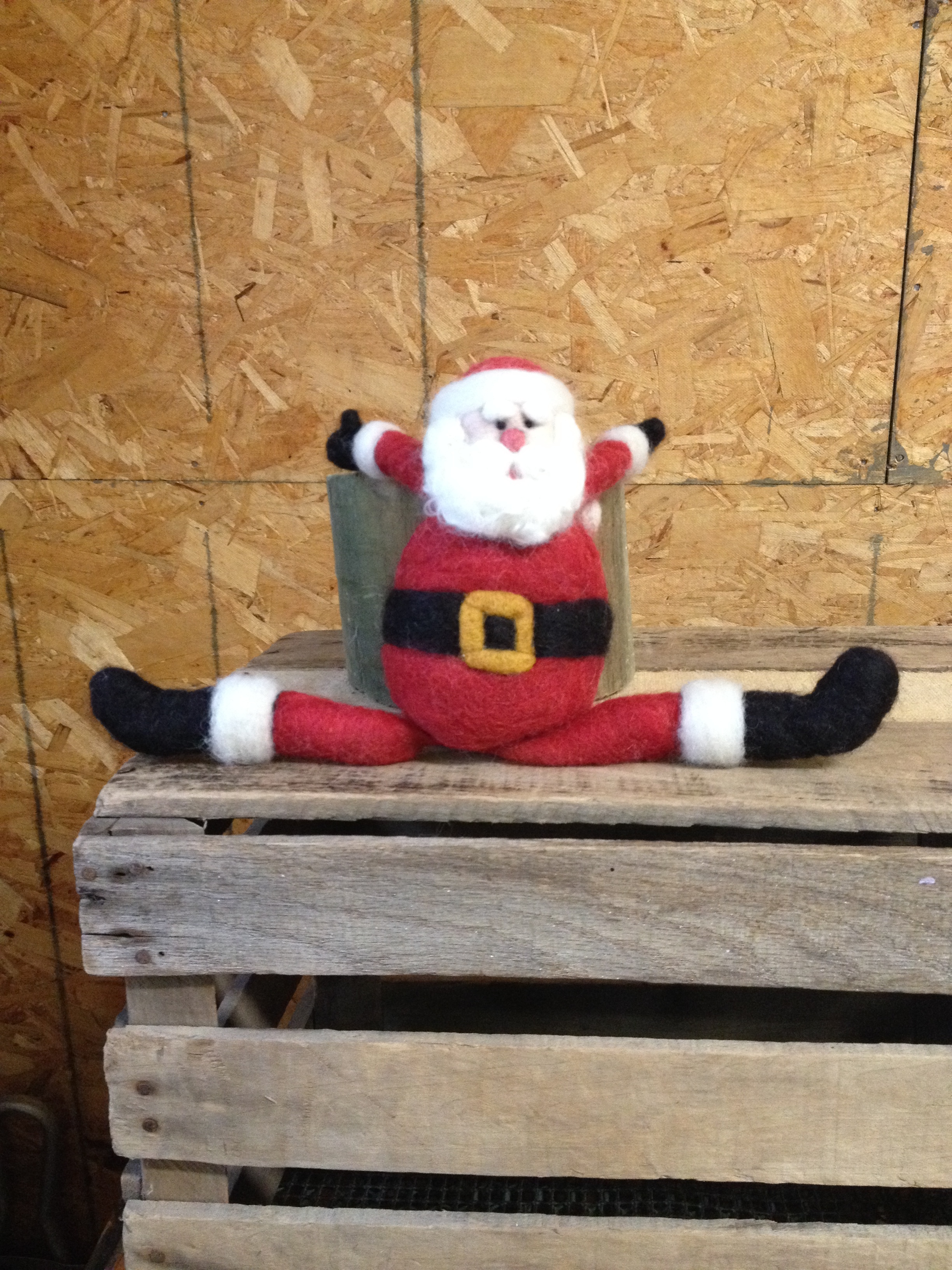 Santa Needle Felting Class