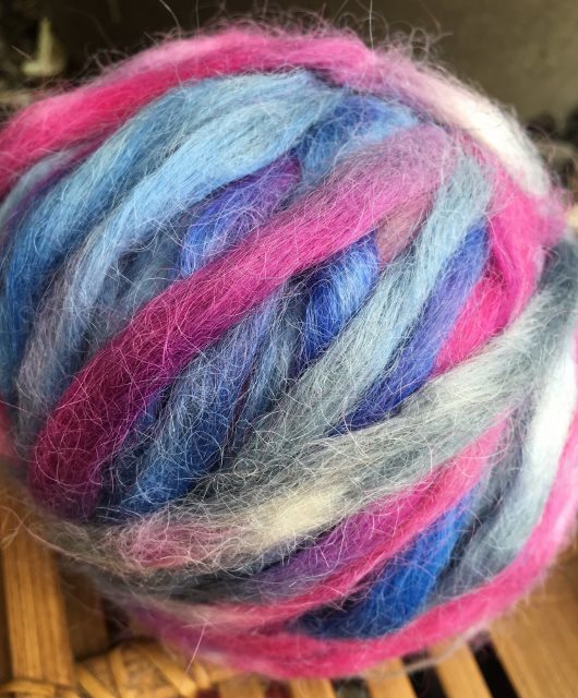 Suri Alpaca Roving - Fruit Cobbler 17950