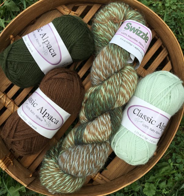 Alpaca Crochet Kit - Swizzle Striped Infinity Scarf