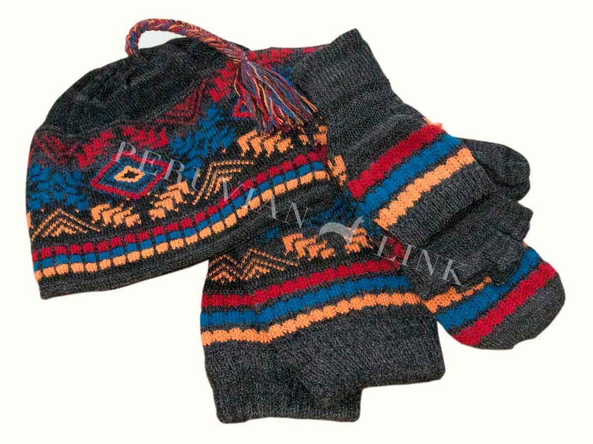 NEW Sunset Lined Alpaca Glittens 17987