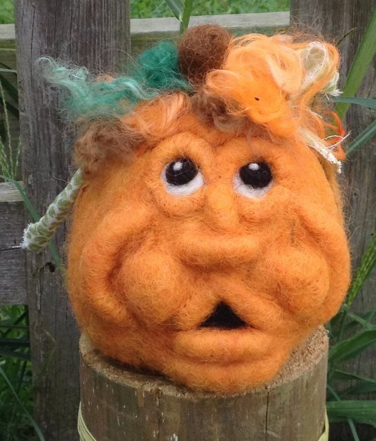 Pumpkin Faces Needle Felting Class