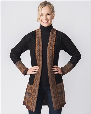 NEW Black Diamond Alpaca Long Cardigan PL-P16CHU0068