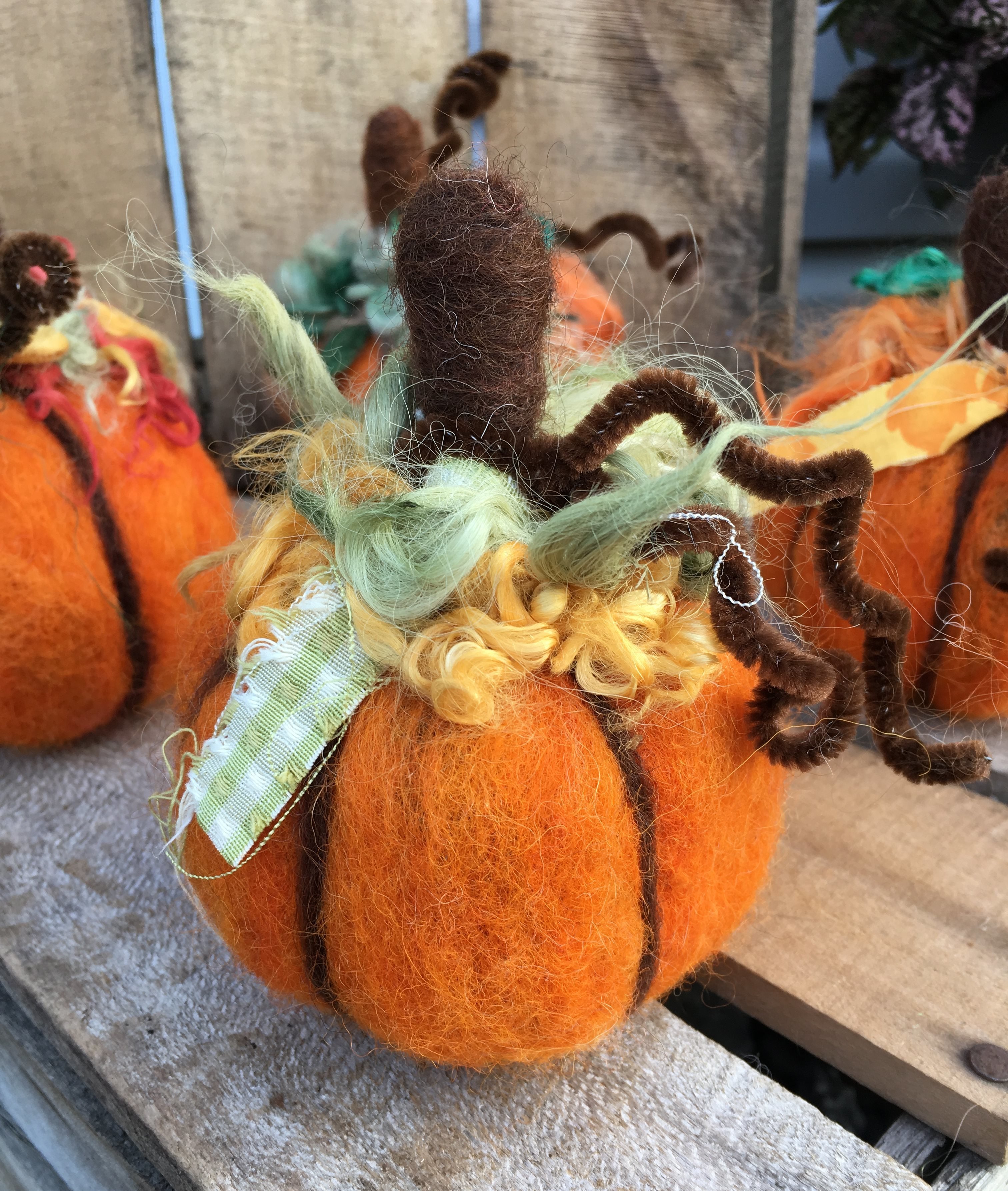 Pumpkin Needle Felting Kit