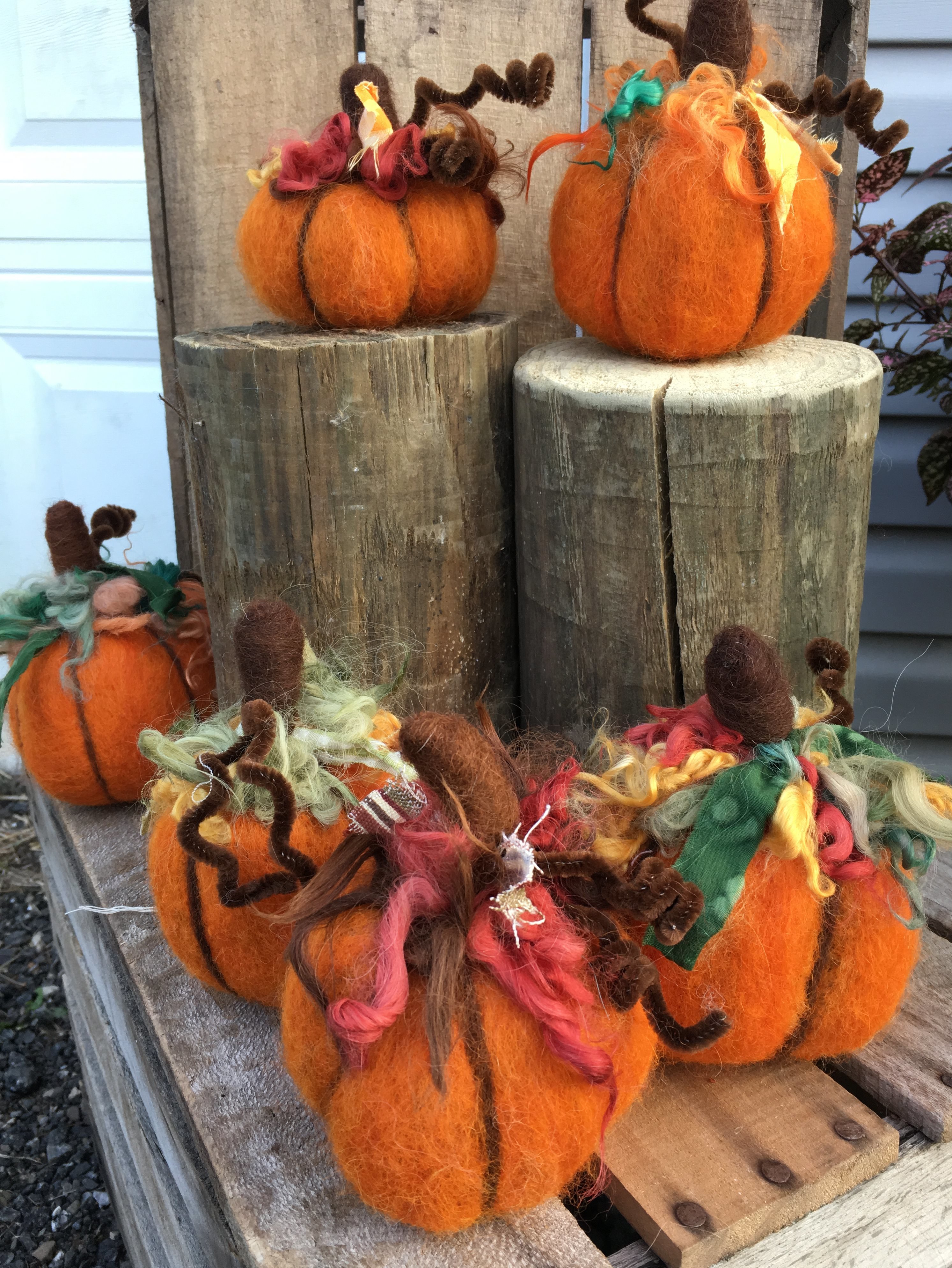 Pumpkin Needle Felting Kit