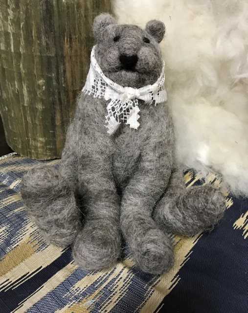 Bear Needle Felting Class