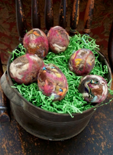 Felted Easter Eggs