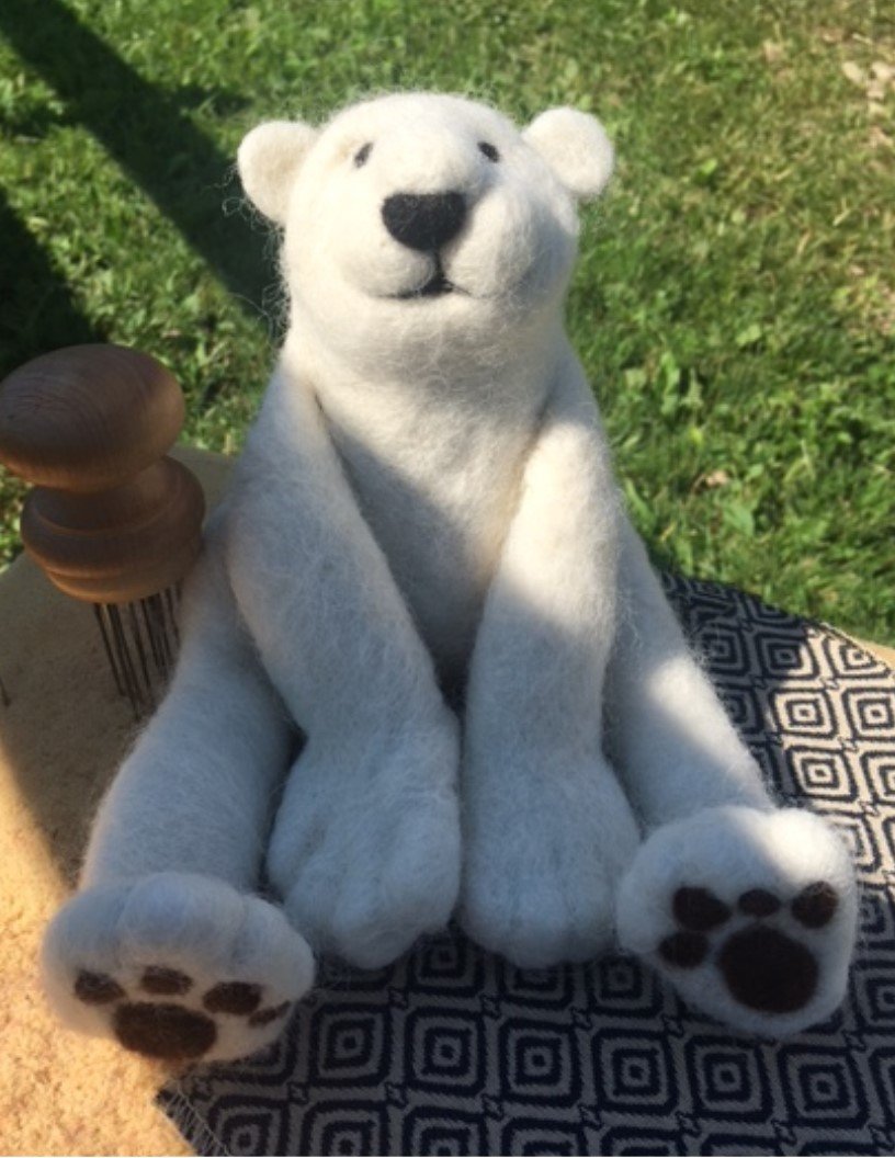 Bear Needle Felting Class 18131