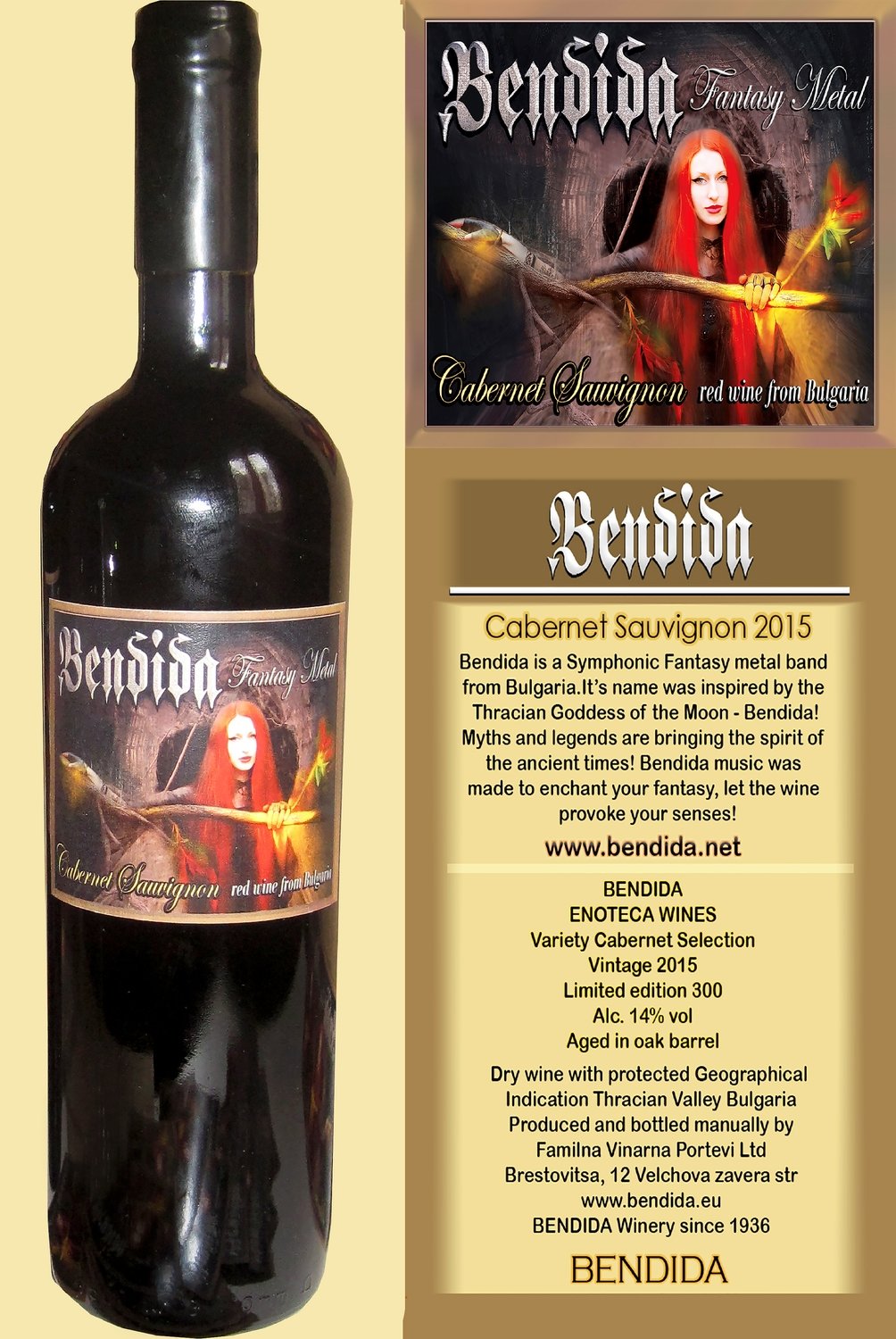 Bendida Fantasy Red Wine - Cabernet Sauvignon Bendida Fantasy Red Wine - Cabernet Sauvignon