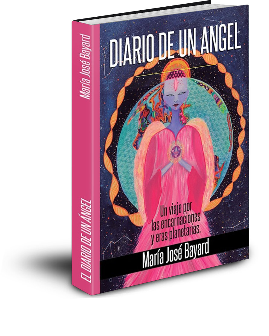 Libro Diario de un ángel - Autor: María José Bayard (Maia) Versión Papel Español Libro que narra las 5 encarnaciones de un ángel que nunca fue humano y se aventura a nacer en diferentes siglos y eras para plasmar conocimiento importante para la humanidad.