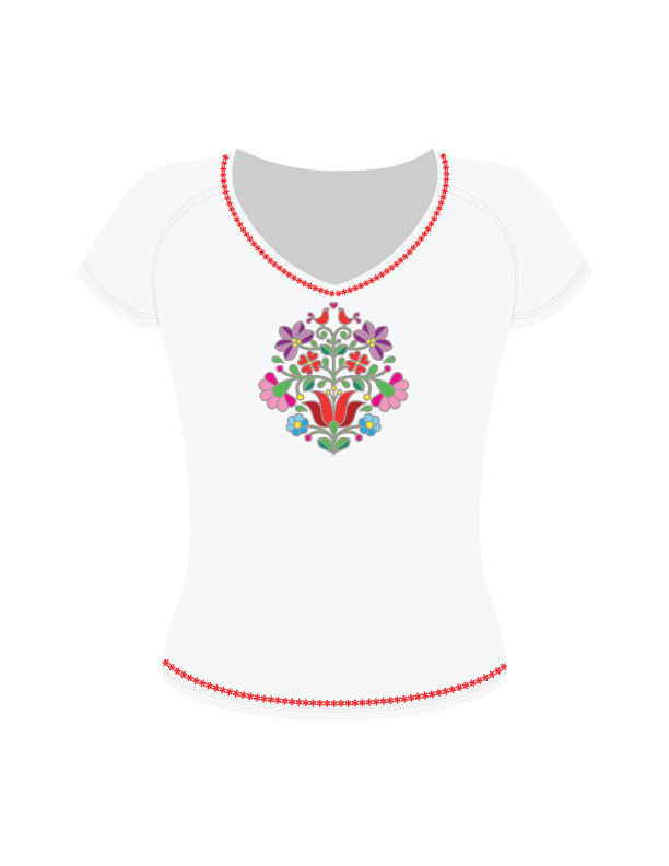 Kalocsai Machine Embroidery Design - 2 sizes