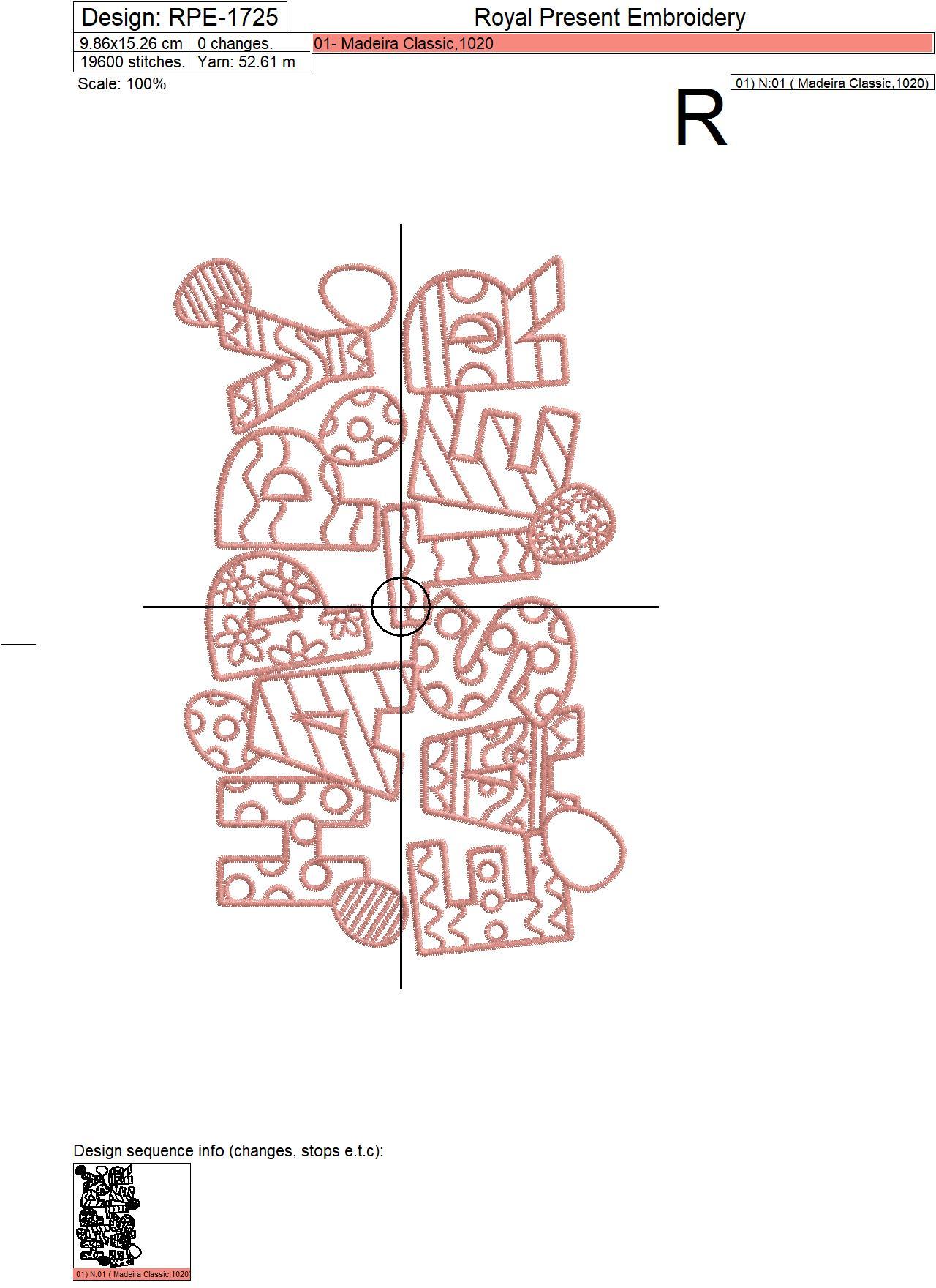 Happy Easter inscription Embroidery Design - 4 sizes