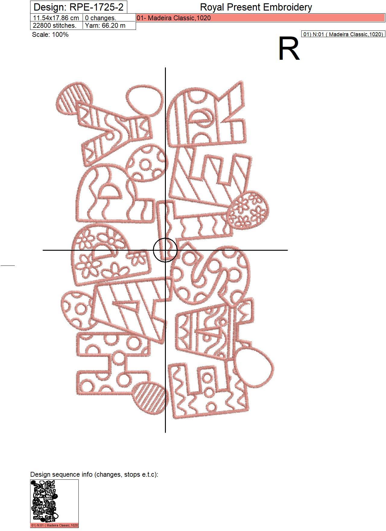 Happy Easter inscription Embroidery Design - 4 sizes