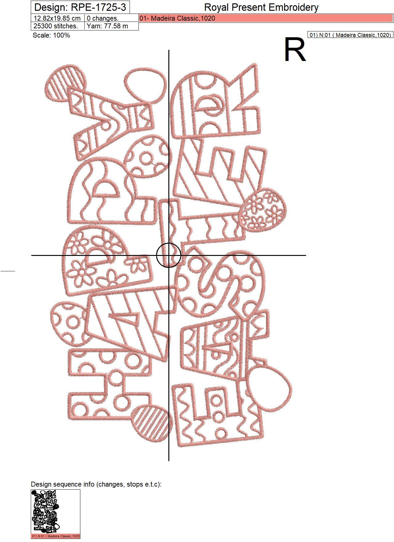 Happy Easter inscription Embroidery Design - 4 sizes