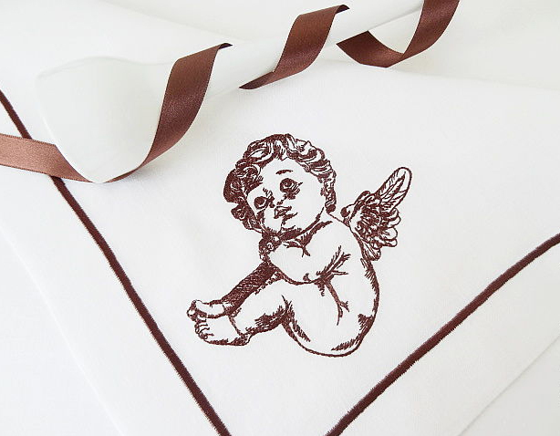 Machine Embroidery Design Cupid little baby RPE-983