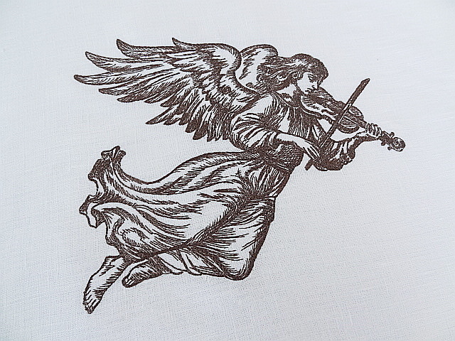 Machine Embroidery Design Angel with violin
