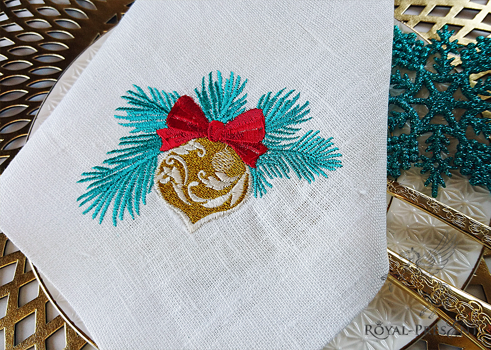 Machine Embroidery Design Christmas tree toy - 3 sizes
