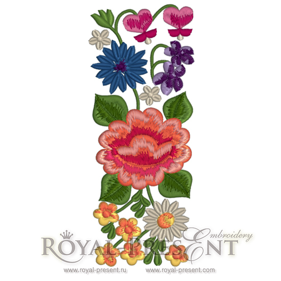 Machine Embroidery Design Estonian Folk border