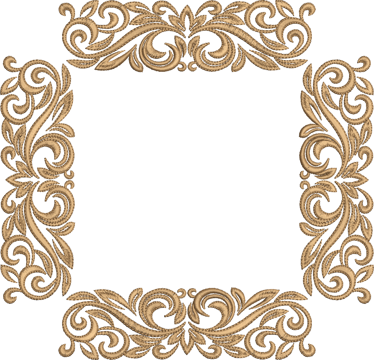 Machine Embroidery Design Classic style - 4 sizes