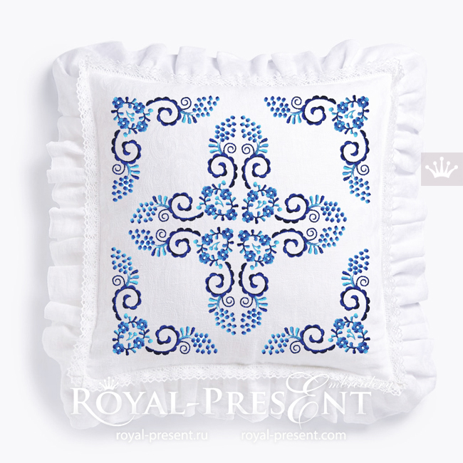 Slovak Corners Machine Embroidery Designs - 3 sizes