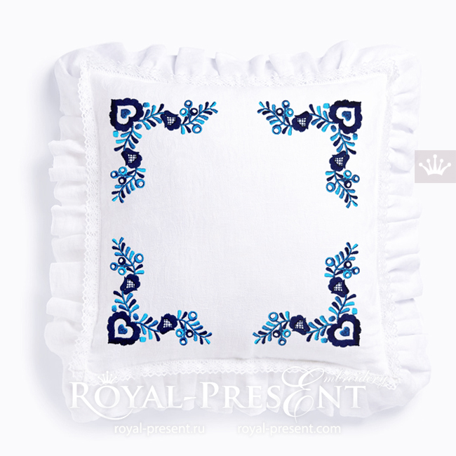 Slovak Corners Machine Embroidery Designs - 3 sizes