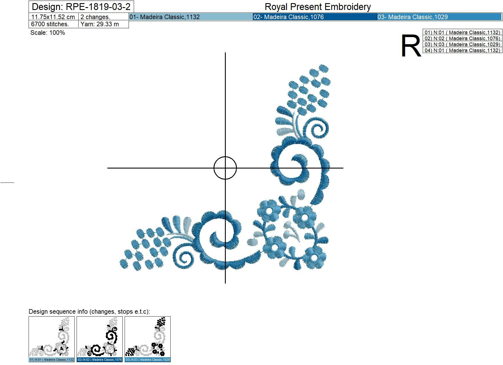 Slovak Corners Machine Embroidery Designs - 3 sizes