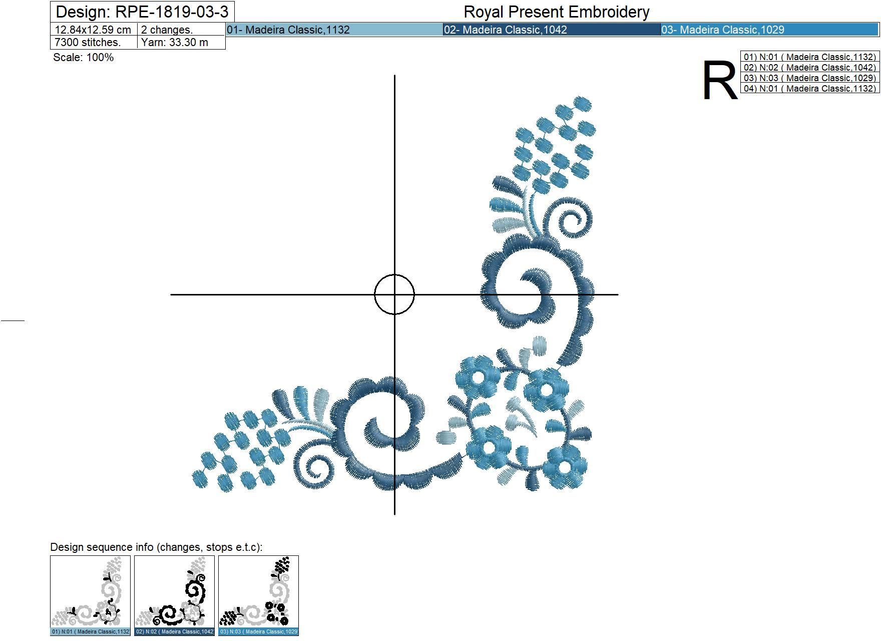 Slovak Corners Machine Embroidery Designs - 3 sizes
